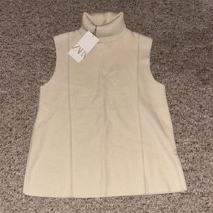 Zara Turtle Neck Sweater Tank